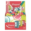 Hegyező display, egylyukú, MAPED Vivo, vegyes színek - 75db