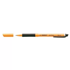 Rollertoll, 0,5 mm, STABILO PointVisco, fekete