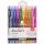 Zseléstoll készlet, 0,33 mm, kupakos, ZEBRA Doodler'z Neon & Fashion, 10 vegyes szín