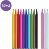 Filctoll készlet, FABER-CASTELL Unikornis 10 különböző szín + 3 csillámos