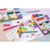 Filctoll készlet, FABER-CASTELL Unikornis 10 különböző szín + 3 csillámos