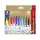 Filctoll készlet, grafitceruzával, radírral, 3 mm, háromszögletű, STAEDTLER Noris® jumbo 328, 10+1 különböző szín