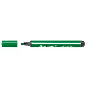 Filctoll, 1,5-2 mm, rugós hegy, STABILO Trio Scribbi, zöld