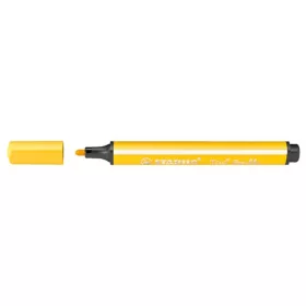   Filctoll, 1,5-2 mm, rugós hegy, STABILO Trio Scribbi, sárga