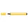 Filctoll, 1,5-2 mm, rugós hegy, STABILO Trio Scribbi, sárga