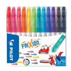   Filctoll készlet, 0,39-0,7 mm, törölhető, PILOT Frixion Colors, 12 különböző szín