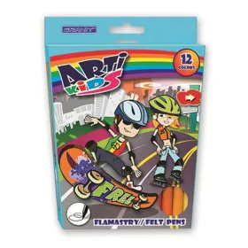Filctoll készlet, GRANIT Arti Kids, 12 különböző szín