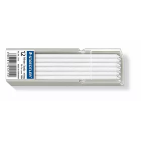   Jelölőkréta hegy, mindenre író, lemosható (omnichrom), STAEDTLER Lumocolor 218, fehér - 12db