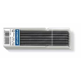   Jelölőkréta hegy, mindenre író, lemosható (omnichrom), STAEDTLER Lumocolor 218, fekete - 12db