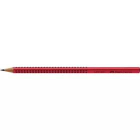   Grafitceruza, B, háromszögletű, FABER-CASTELL Grip 2001, piros