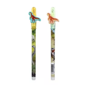   Tolóbetétes ceruza radírral display, HB, ICO Bensia, dinoszaurusz - 36db
