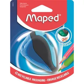   Hegyező, kétlyukú, tartályos, MAPED Clean, vegyes színek