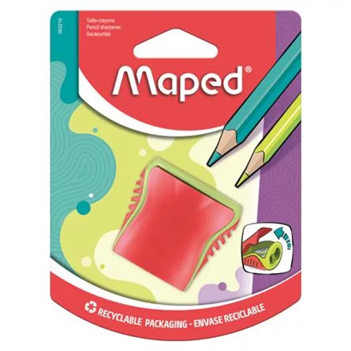 Hegyező, kétlyukú, tartályos, MAPED Boogy, vegyes színek
