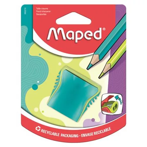 Hegyező, kétlyukú, tartályos, MAPED Boogy, vegyes színek