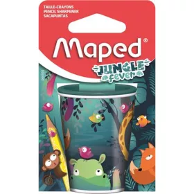 Hegyező, kétlyukú, tartályos, MAPED Jungle Fever