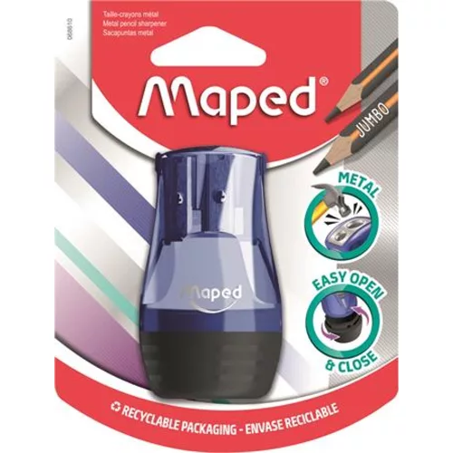 Hegyező, kétlyukú, tartályos, MAPED Tonic, vegyes színek