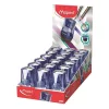 Hegyező display, kétlyukú, tartályos, MAPED Tonic, kék - 18db