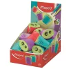 Hegyező display, kétlyukú, tartályos, MAPED Boogy, vegyes színek - 24db