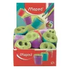 Hegyező display, kétlyukú, tartályos, MAPED Boogy, vegyes színek - 24db