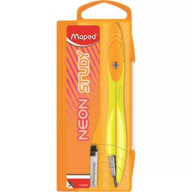 Körző, heggyel, MAPED Study Neon, vegyes színek