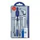 Körző készlet, precíziós, 4 darabos, STAEDTLER Noris 550 02