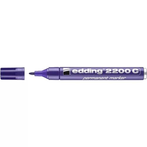Alkoholos marker, 1,5-3 mm, kúpos, EDDING 2000, lila