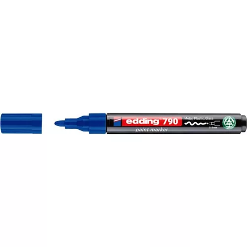 Lakkmarker, 2-3 mm, PCR, EDDING 790, kék
