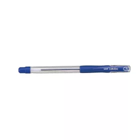 Golyóstoll, 0,3 mm, kupakos, UNI SG-100 Lakubo, kék