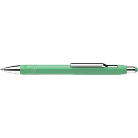   Golyóstoll, 0,7 mm, nyomógombos, mentazöld tolltest, SCHNEIDER Epsilon XB, kék