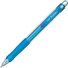 Nyomósirón, 0,5 mm, UNI Shalaku M5-100, világoskék