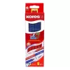 Postairón, háromszögletű, KORES Twin Jumbo, piros-kék