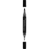 Dekormarker, 1,0/3,0 mm, kétvégű, akril, FABER-CASTELL Shake&Paint, fekete