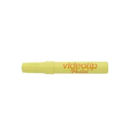Szövegkiemelő, 1-4 mm, ICO Videotip, pasztell sárga