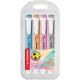 Szövegkiemelő készlet, 1-4 mm, STABILO Swing cool Pastel, 4 különböző szín