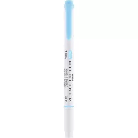  Szövegkiemelő, 1,0/3,5 mm, kétvégű, ZEBRA Mildliner Fluorescent, kék