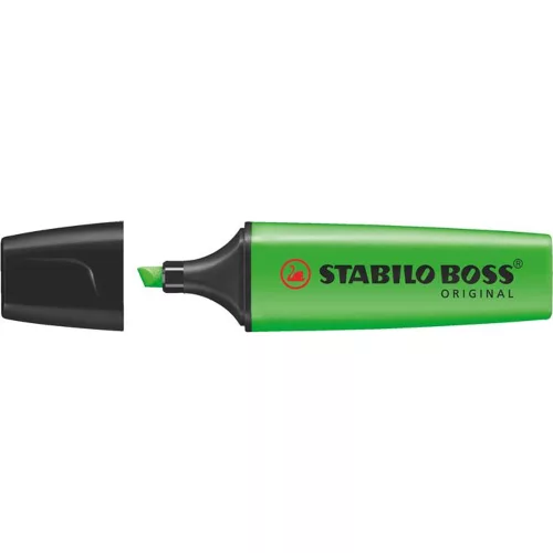Szövegkiemelő, 2-5 mm, STABILO BOSS original, zöld
