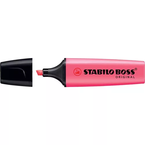 Szövegkiemelő, 2-5 mm, STABILO BOSS original, rózsaszín