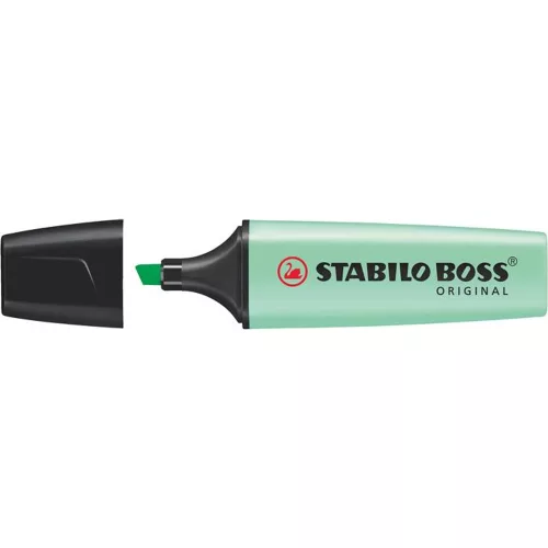 Szövegkiemelő, 2-5 mm, STABILO BOSS original Pastel, menta