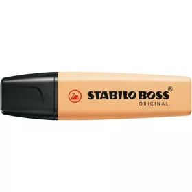   Szövegkiemelő, 2-5 mm, STABILO BOSS original Pastel, fakó narancs