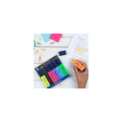 Szövegkiemelő készlet, 1-5 mm, STAEDTLER Textsurfer Classic 364, 6 különböző szín