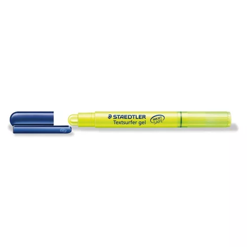 Szövegkiemelő, 3 mm, zselés, STAEDTLER Textsurfer Gel 264, sárga