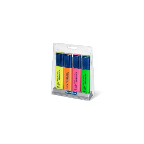 Szövegkiemelő készlet, 1-5 mm, asztali, STAEDTLER Classic 364, 4 különböző szín