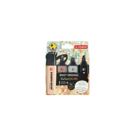   Szövegkiemelő készlet, 2-5 mm, STABILO BOSS original NatureColors, 4 különböző szín
