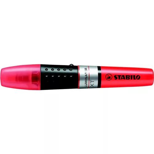 Szövegkiemelő, 2-5 mm, STABILO Luminator, piros