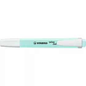 Szövegkiemelő, 1-4 mm, STABILO Swing Cool Pastel, türkiz