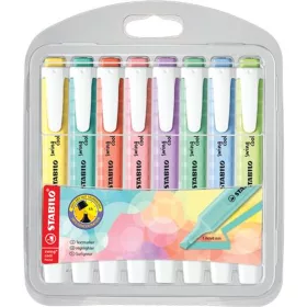   Szövegkiemelő készlet, 1-4 mm, STABILO Swing Cool Pastel, 8 különböző szín