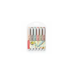   Szövegkiemelő készlet, 1-4 mm, STABILO Swing cool NatureCOLORS, 6 különböző szín