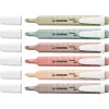 Szövegkiemelő készlet, 1-4 mm, STABILO Swing cool NatureCOLORS, 6 különböző szín