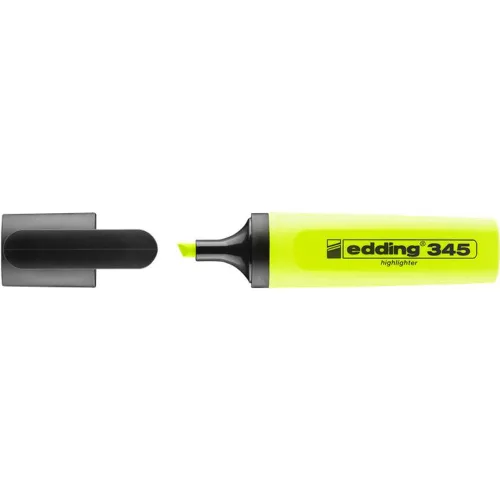 Szövegkiemelő, 2-5 mm, EDDING 345, sárga
