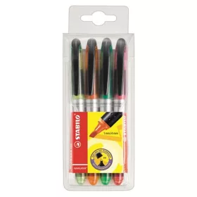   Szövegkiemelő készlet, 1-4 mm, STABILO Navigator, 4 különböző szín
